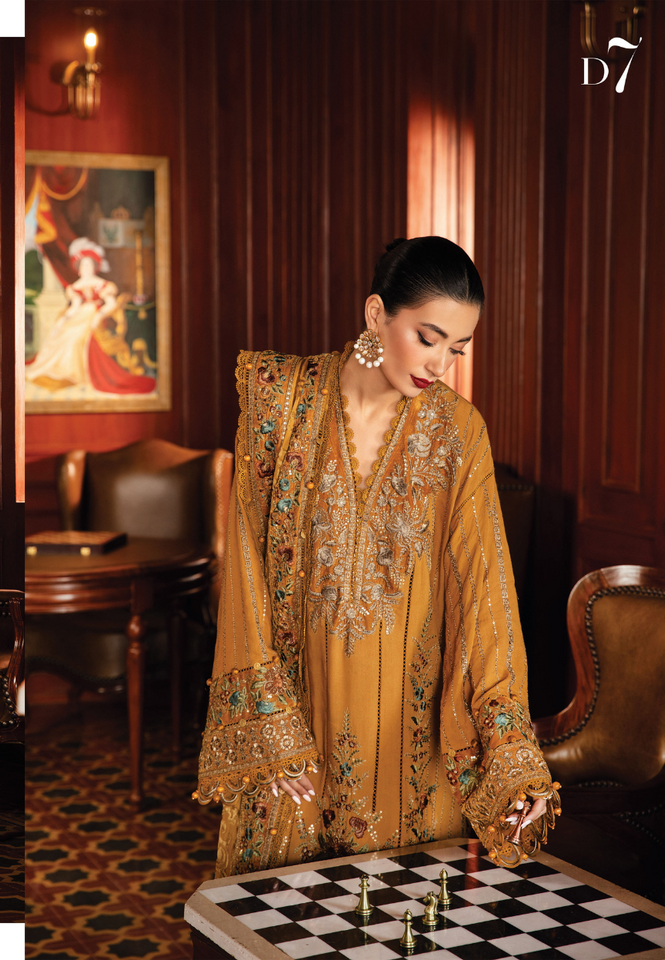 Dhanak 3-Piece Embroidered Dress D-GD 67