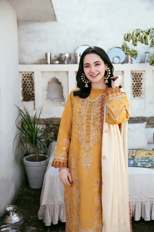 Dhanak 3-Piece Embroidered Dress D-GD 27
