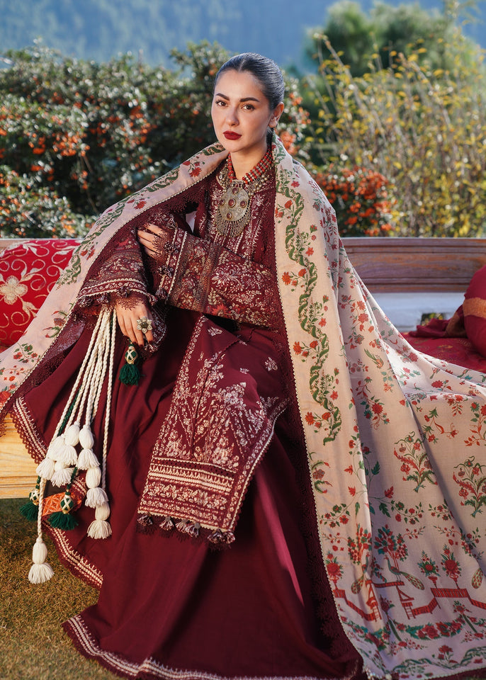 Dhanak 3-Piece Embroidered Dress D-GD 77