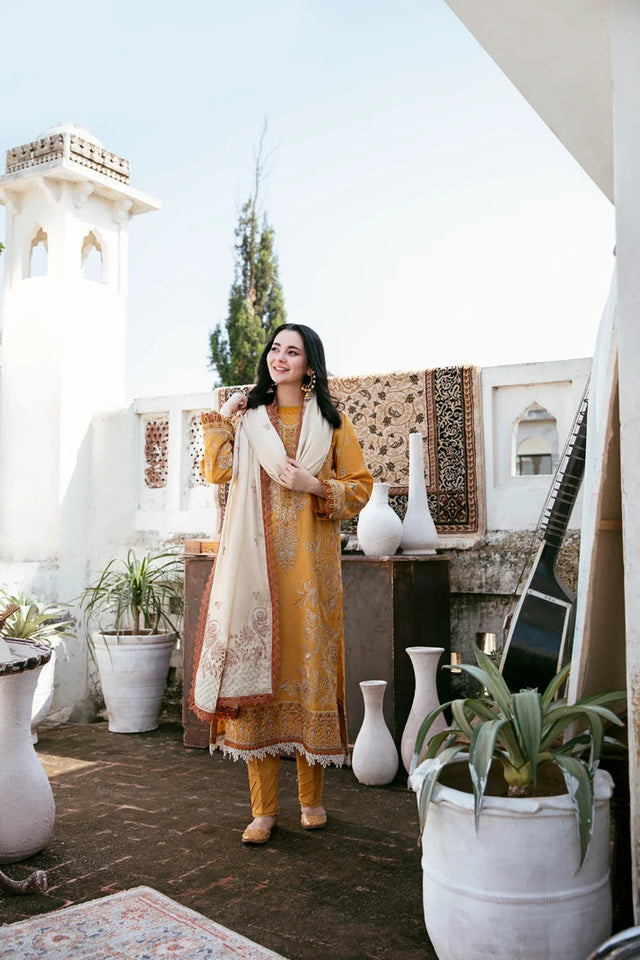 Dhanak 3-Piece Embroidered Dress D-GD 27