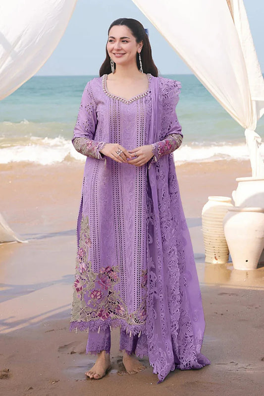 KY- Lawn Dress D- 036