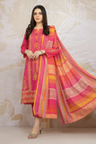 KY- Lawn Dress D- 008