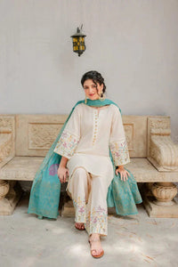 KY- Lawn Dress D- 023