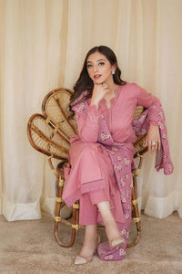 KY- Lawn Dress D- 010