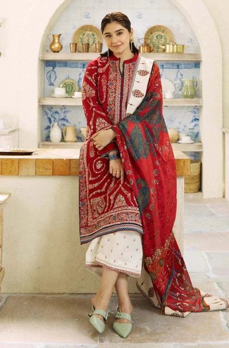 KY- Lawn Dress D- 058