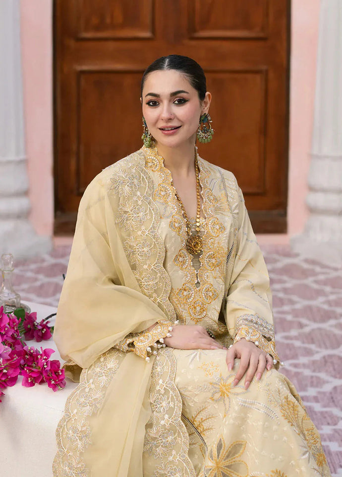 Dhanak 3-Piece Embroidered Dress D-GD T22